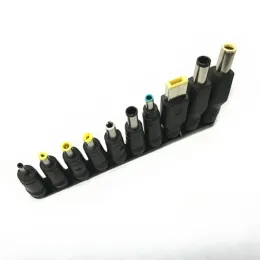 1SET 1 (10pcs) Universal for Notebook Laptop DC Power Charger Supply Adapter Tips Connector Jack to Slug