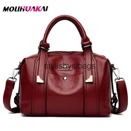 Bolsa com alça superior 2021 verão de alta qualidade moda feminina couro pu bolsa de ombro bolsa de ombro de grande capacidade sac a principal h240328