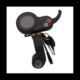 Bowls TF-100 LCD عرض Displing Throttle Meter Dashboard 6pin مفتاح قفل الباب الكهربائي لـ Kugoo M4 Scooter