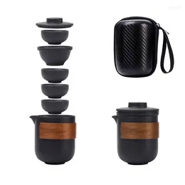 Conjuntos de chá Fu Tea 2/4 Pessoa Dehua para Infusor Travel Home Maker Kung Cup Pot Set Carro Porcelana Chinês