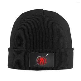 Basker Sparta skalle Spartan Warrior Skallies Beanies Caps coola vinter varma kvinnor män stickar hattar vuxna unisex bonnet