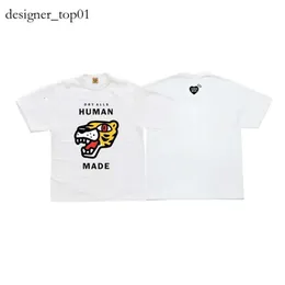 Fahsion Marke Designer Human Made Tees Herren T-Shirt Love Duck Paare Frauen Sommer T-Shirts Baumwolle Tops Freizeithemd Luxurys Kleidung Straße Human Make Shirt 9760