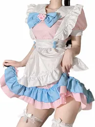 FI Lolita Maid Cosplay Costumes Sweet Sweet Schoolgirl Uniform Stage Animati Show Apparel Naughty Sweetheart Chemise Sexig K62R#
