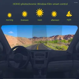 Fönsterklistermärken HOHOFILM 45%-75%VLT 152CMX76CM POCHROMISK FILM BIL HOMS GLASS TINT SUNSHADE SMART Optiskt kontrollerade tillbehör