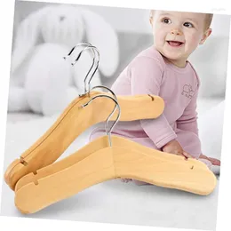 Hangers Baby For Clothes Non Slip Natural Friendly Wooden Children Kids Dress Coat Rack Closet Kledinghanger