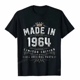 Сделано в 1964 году рубашка на день рождения 55 Limited Editi футболки Camisas мужские повседневные топы футболка для мужчин футболка Dominant Cott u0Ka #