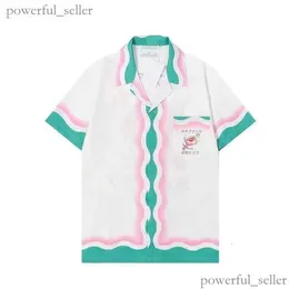 Casa Blanca Kazabaş Gömlek Tişörtleri Kazabakka Tshirts Erkek Gömlek Kadın Tişört S M L XL 2023 YENİ STYLE Giysileri Erkek Tasarımcı Grafik Tee 990