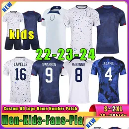 Maglie da calcio 22 23 24 New Usa Stati Uniti Pisic Mckennie Squadra nazionale Fan Player Versione Maglia da calcio Ferreira Adams Yedlin Hom Otry4