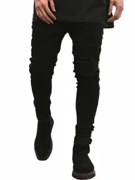 Männer Skinny Jeans Männer Hosen Bleistift Streetwear Biker Seite Gestreifte Jeans Männlich Hip Hop Slim Fit Mann Stretchy Jean Y2k W3Z5 #