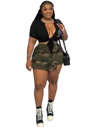 Wmstar Plus size Women Shorts Shorts Shids Cargo CAMOUE Casual Sexy Fi New Mini pantaloni all'ingrosso Dropship 2023 A295#