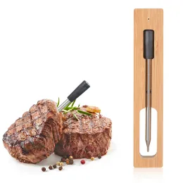 Indicatori Termometro per bistecca senza fili per carne, alimenti, per griglia da forno, barbecue, affumicatore, girarrosto, barbecue digitale intelligente, barbecue da cucina