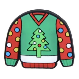 hot selling Ugly Christmas Sweater Silicone focal beads pvc clog charms shoes decoration