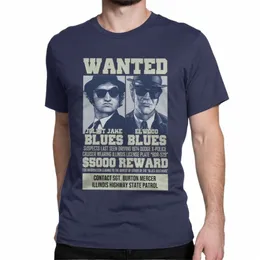 Винтажная футболка The Blues Brothers voleva uomo Collo tdo Футболка in cote Manica Corta Футболка Idea reg abiti V9RA #