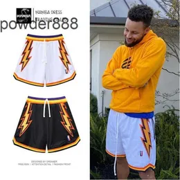 American Mesh Double Layered Knee Length Shorts Warrior Curry Basketball Pants Russell Timberwolves Warm-Up Training