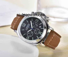 Watches Fashion Mens Luxury for Mechanical Leather Band Calendar Gentleman 8hrl Wristwatches Style