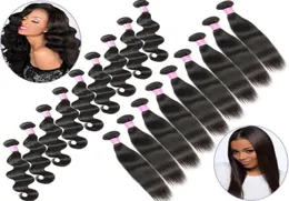 Cała brazylijska fala prostego ciała Virgin Human Hair Extension 10203050 RET 100 UNPRESTRESE 8A REMY Human Hair Weave 17191578945608