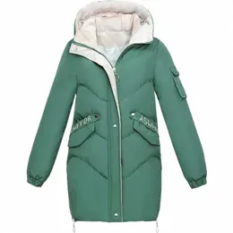 Orwindny Wadded Odzież Kobieta Nowa damska zimowa kurtka watła kurtka Slim Parkas Ladies Płaszcze M-3xl x5fx#