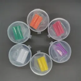 5 färgpaket silikon tänder stick bett fruktsmakade aligner chewie lådor 2 st ortodontiska chewies