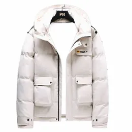 Parka com capuz jaqueta de inverno masculina espessada quente workwear cott roupas à prova de vento jaqueta à prova dwindproof água para baixo jaqueta masculina x6WS #