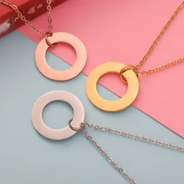 10st Rostfritt stål Donut Washer Blank Pendant Necklace Mirror Polish Round Charm Women SMycken 240328