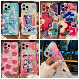 Custodia tascabile per carta stampata Custodie per Xiaomi 13 Lite 13T Redmi 13C 12C A3 Note 13 Pro Plus Huawei Honor 90 Lite 8X X8A X9A Nova 11 Fiore Farfalla Custodia morbida in TPU Slot antiurto