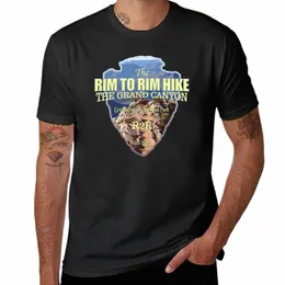 Rim to Rim Trail Head T-shirt zwykły kawaii ubrania chłopców z druku dla zwierząt koszule dla mężczyzn W3X3#