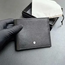 borsa di design porta carte multifunzione portafoglio corto da uomo di marca portamonete in pelle tasca ripiegabile tasca per busta scatola originale