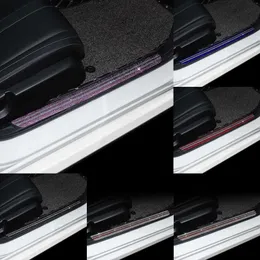 Luxurious 2024 Car Door Sill Protective Film Anti-Scratch Anti-Kick Protective Stickers Car Sill Stickers Bling Car Accessories For Girls