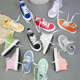 Płócienne buty dla dzieci bieganie różowy czarny fioletowy kolor niemowlęcia dla dzieci dziewczęta Toddler Sneakers Buty Buty stopy Wodoodporny buty