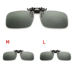 Ulepszenie 1/2pcs kobiety mężczyźni okulary soczewki spolaryzowane okulary przeciwsłoneczne klips na odwrócenie UV 380 Jazda łowienia noktowizor klipsy