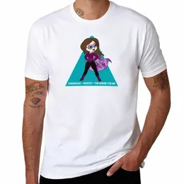 New Migraine Australia Hero V2-Migraine Aen Mth 2021 T-shirt vanlig T-shirt Vanlig vit T-skjortor män x3eg#