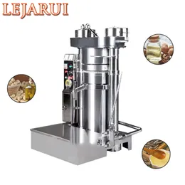 Extrator de óleo automático, máquina de prensa de óleo de aço inoxidável com temperatura inteligente controlada para aquecimento de aperto frio/quente