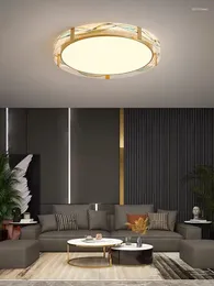 Plafoniere giapponesi tutto in rame di lusso a led per la decorazione della casa lampade moderne in smalto colore soggiorno camera da letto luce