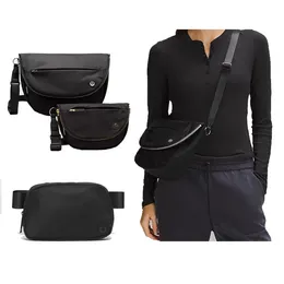 Luxurys ombro crossbody bolsa bolsa em todos os lugares sacos de cintura lulu cinto saco cintura sacos fanny pack designer bumbag mulheres nylon mens peito esportes embreagem yoga saco