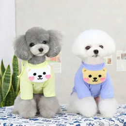 Abbigliamento per cani Vestiti per animali domestici Gatto Primavera Estate Abbigliamento sottile Asciugamano per saliva T-shirt a maniche lunghe Cucciolo per cani Animali domestici Para Perro