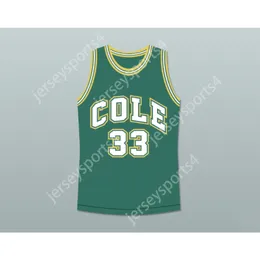 مخصصة أي اسم أي فريق Shaquille O'Neal 33 Robert G. Cole High School Basketball Jersey Stitch خياطة جميع Sitched Size S M L XL XXL 3XL 4XL 5XL 6XL جودة أعلى