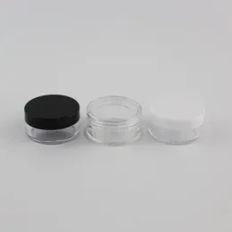 Lastoortsen 10 g x 100 vasetti vuoti in plastica per cosmetici, contenitori trasparenti, per conservare crema trasparente, barattolo di latta per crema per la pelle, nail art