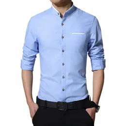 2023 YENİ Marka Erkekler Sıradan Gömlek LG Kollu Yaka Kolay Bakım Yasa Gömlekleri Slim Fit Dr Shirt Erkekler için Dr Shirt H54y#
