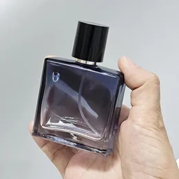 Butelki do przechowywania 3PCS 30 ml perfuma butelka spray pusta kwadratowy gradient kolorowy szklany pojemnik kosmetyczny Atomizer Wysoka pojemność