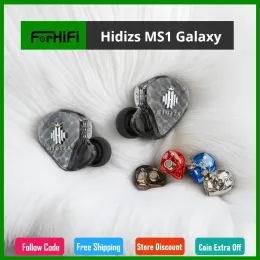 Earphones 2023 New Hidizs MS1 Galaxy HiFi Earphones HighPerformance Dual Magnetic Circuit Dynamic Driver inear Monitors with Microphone