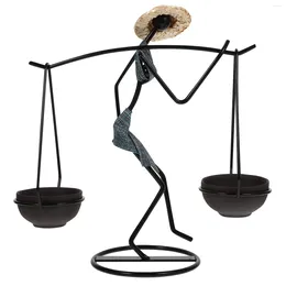 Candle Holders Dining Table Decor Candlestick Pedestal Home Male Stand Pillar Holder Tabletop For Decoration Unity Girl