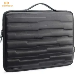 Чехлы для ноутбуков Рюкзак DOMISO 10 13 14 15,6 дюймов Ударопрочная сумка с ручкой Защитный чехол, совместимый с Macbook Dell HP Lenovo Черный 24328