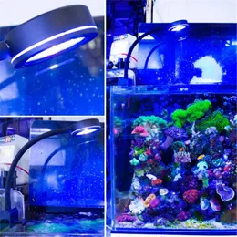 K5DC Marine Aquarium LED-Licht für Pflanzenzucht für Riffbecken Salzwasserkorallen-Fische Marine LED-Licht 12W Beleuchtung 240314