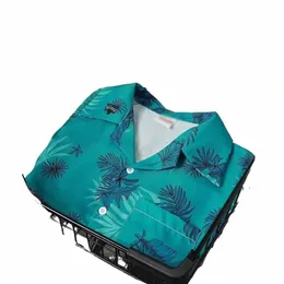 gta Vice City Matching Shirt Men's Summer Thin Floral Shirt Hawaiian Beach Short Sleeves I3Vf#