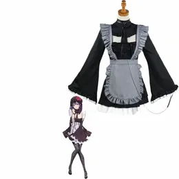 أنيمي بلدي دكتور UP Girl Girl Cosplay Costume Marin Kitagawa Kuroe Shizuku Maid Dr Wig Suit