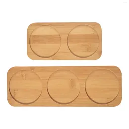 TEA TRAYS Pepper Mill Tray Rectangular Kitchen Tools Bamboo Wood Buffet Platters For Salt Party Displays Picnics Deli Boards