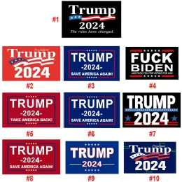 20 stili Trump Flags 3x5 ft 2024 Re-Elect Take America Back Flag con occhielli in ottone Patriottico LL
