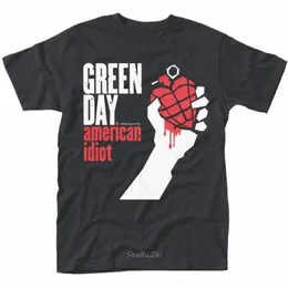 Green Day „AMERICAN IDIOT ALBUM COVER“ T-SHIRT – Nuevo y Oficial Männer Cott T-Shirts Sommer Marke T-Shirt Euro-Größe sbz3330 t8rG#