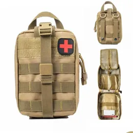 Torby zewnętrzne Molle Tactical First Aid Zestawy torby awaryjna armia myśliwska Emer 220811 Drop dostawa dhvpy