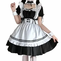 Kostümset mit Maid Dr und Lolita Outfit für Plus Size Kawaii Schuluniform Cosplay My Hero Academia L2hI #